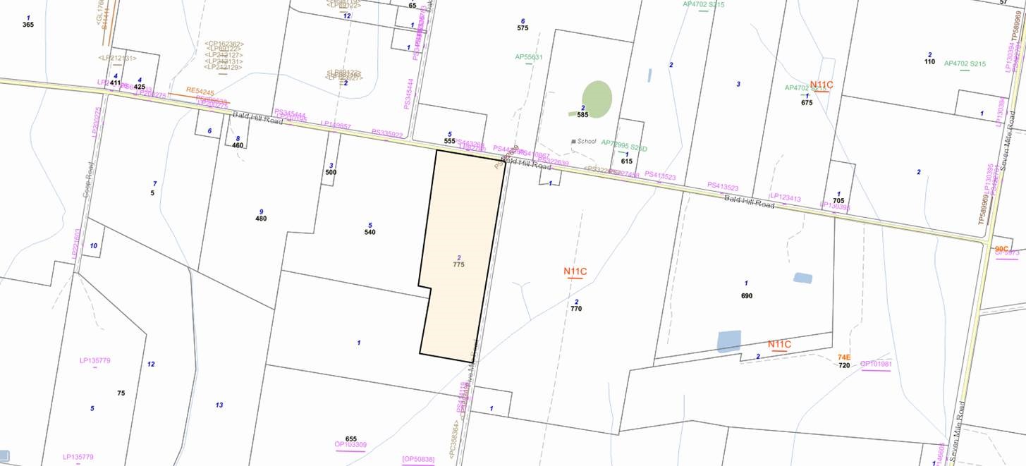 775 Five mile road pakenham map image