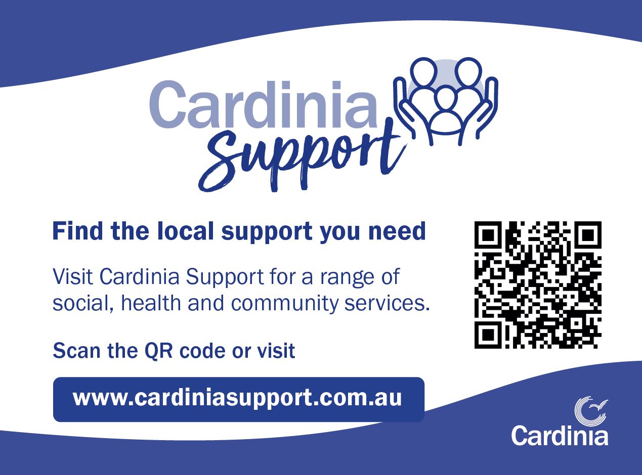 Cardinia support OR code