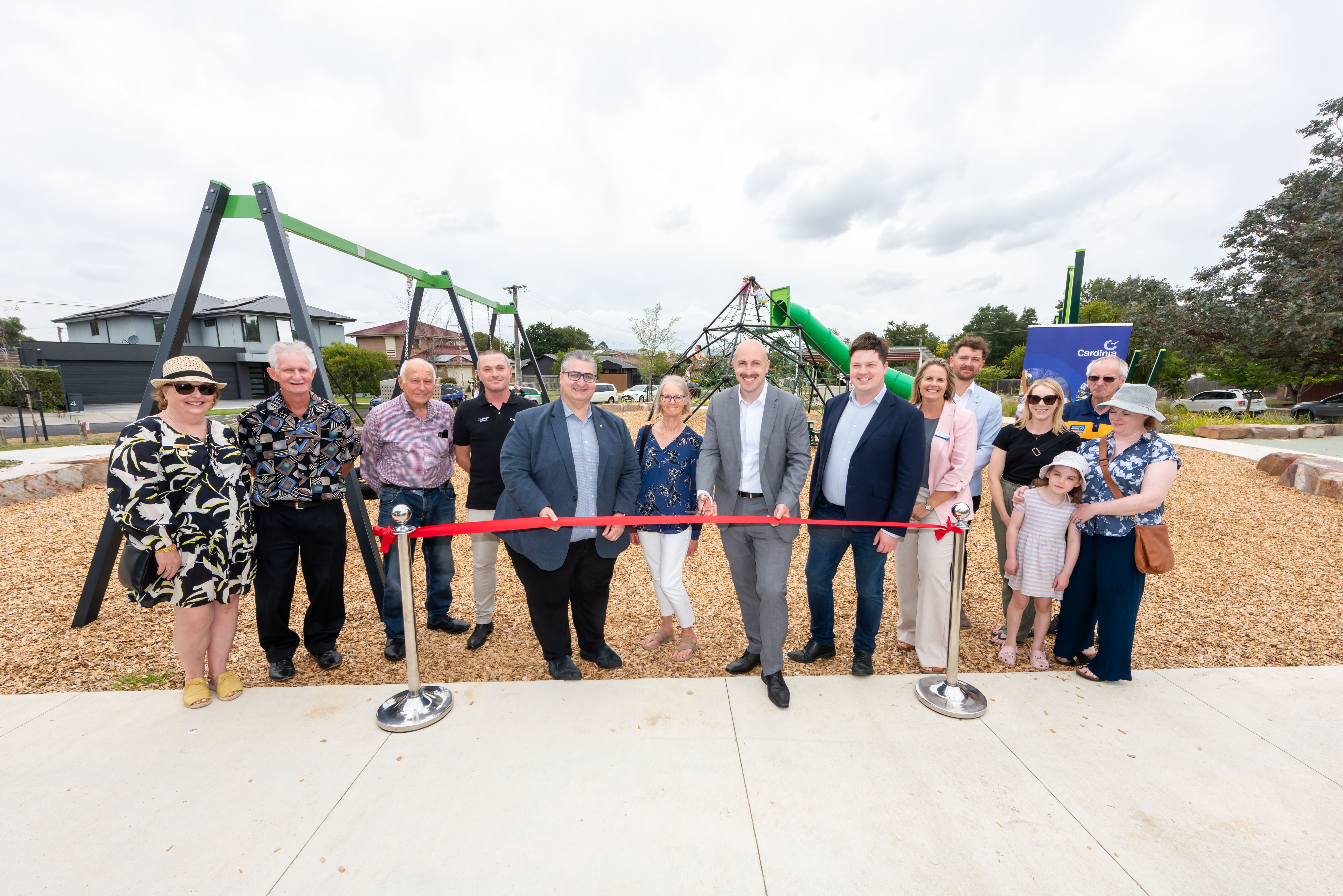 Jim Parkes reserve opening 23 January 2025