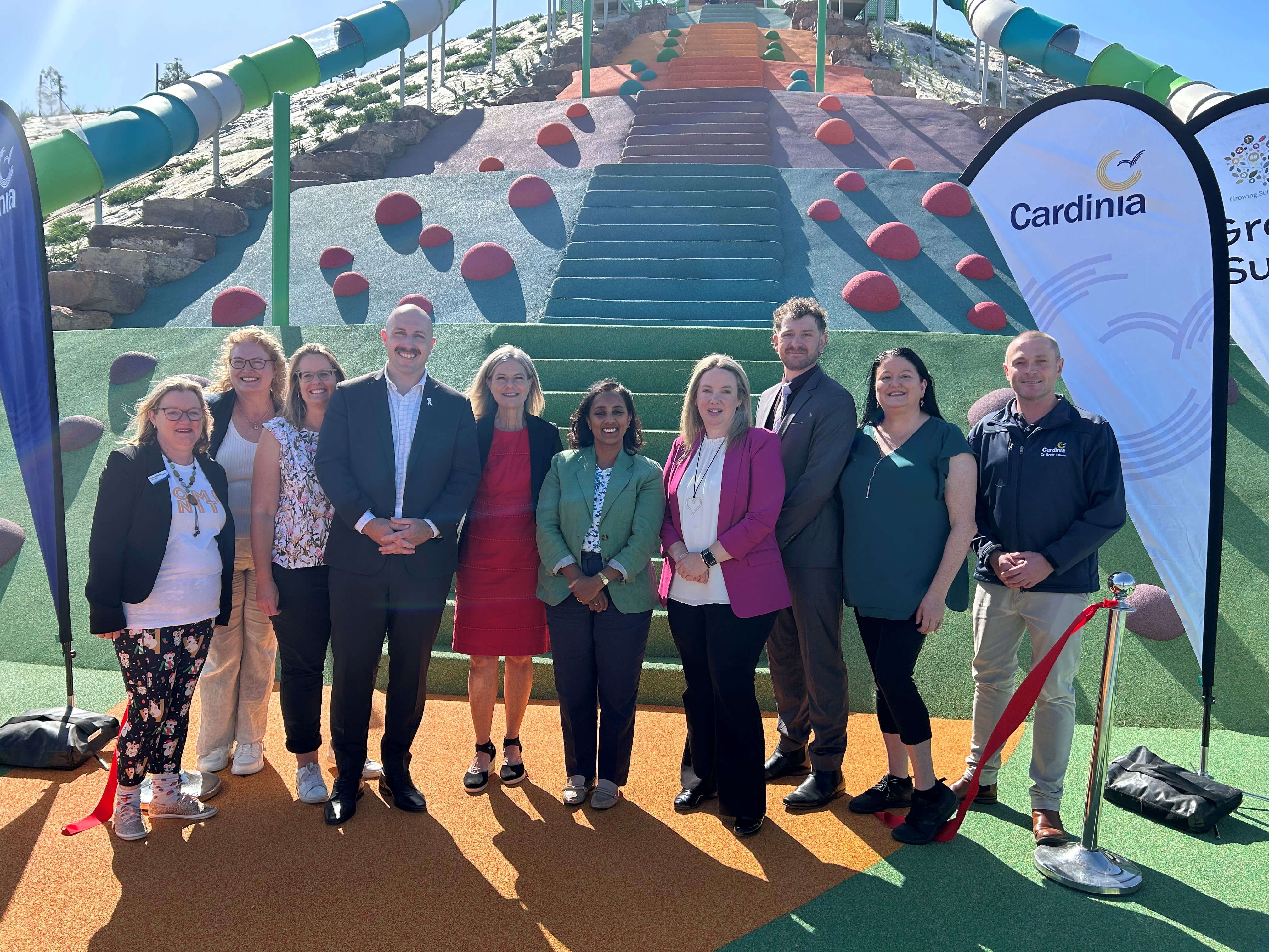 Opening of Officer District Park.